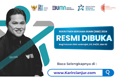 Rekrutmen Bersama BUMN 2024 Untuk Lulusan SMA Sederajat, D3, D4/S1 dan S2