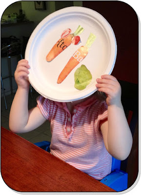 Create a plate to explore healthy meals, or pair it with a book for a themed feast! - www.lifeinrandombits.com