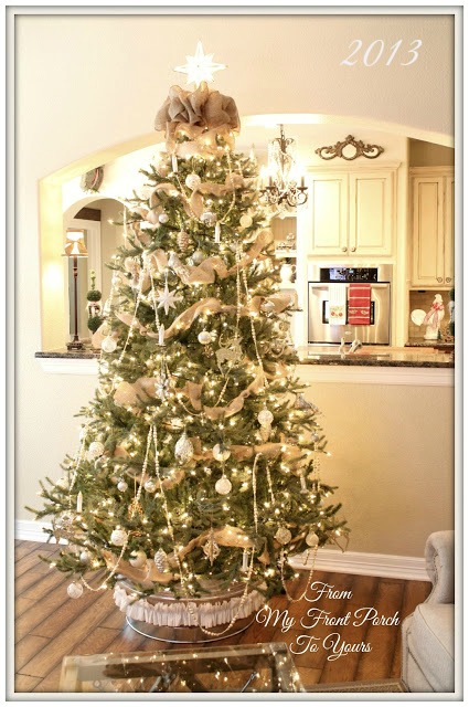 French Famrhouse-Christmas Tree Inspiration-From My Front Porch To Yours