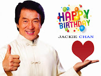 happy birthday jackie chan, brave heart actor jackie chan in white suit with beautiful smile