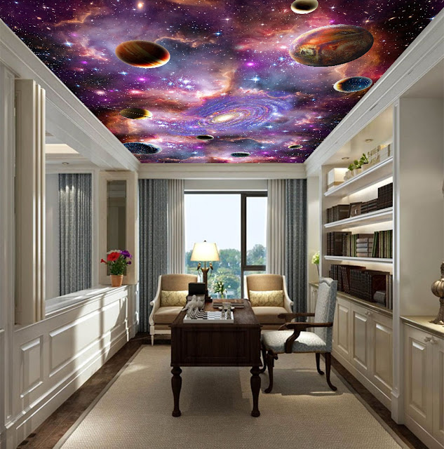 3d spacious false ceiling design images