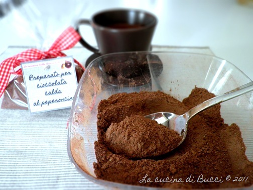 preparato per cioccolata calda