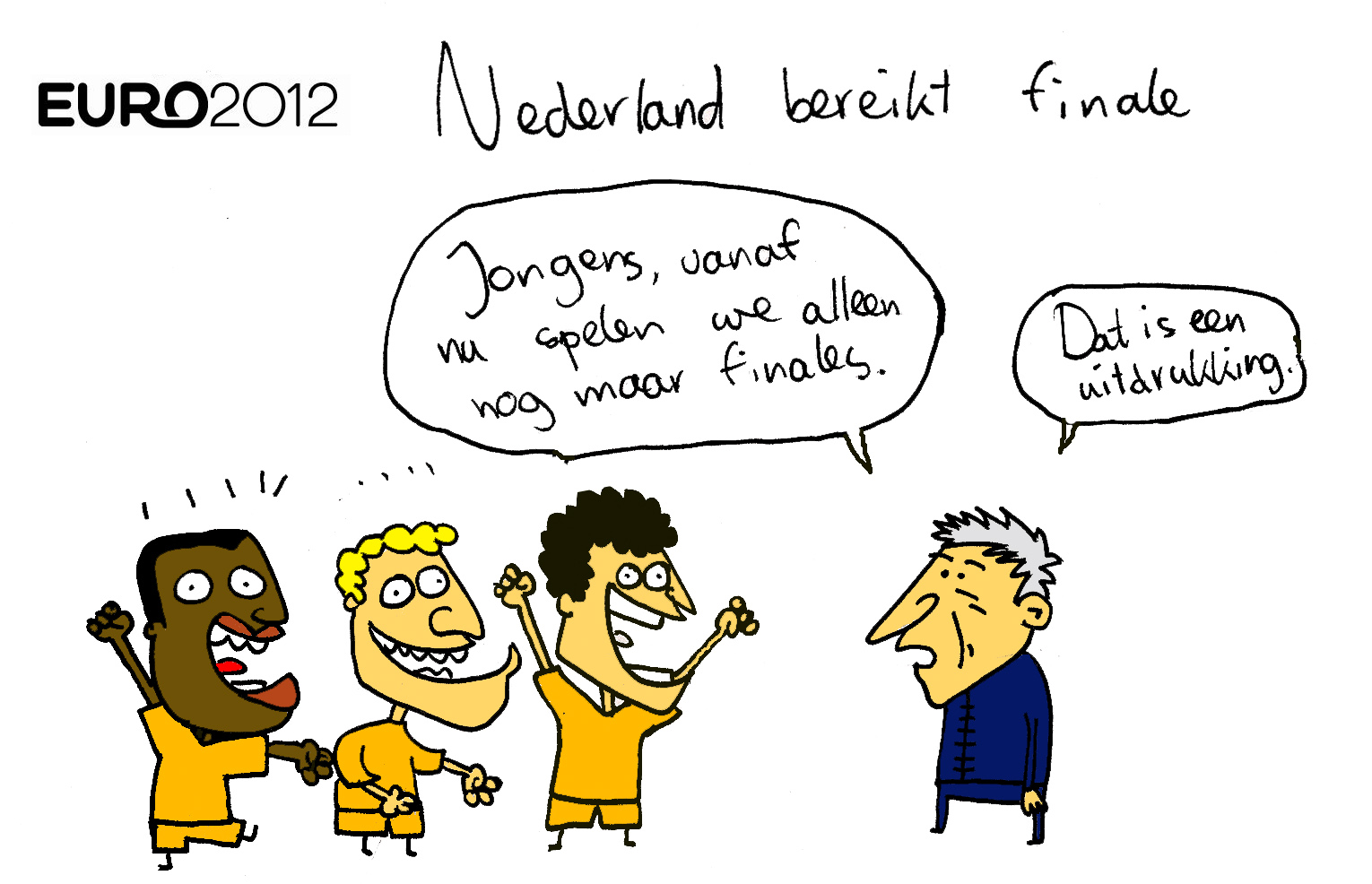 EKcartoon: Nederland bereikt finale