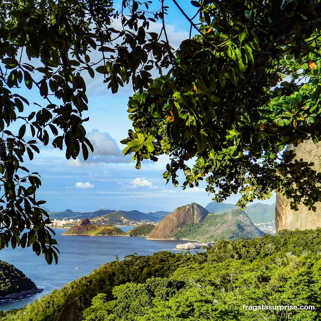 A Baía de Guanabara vista do Morro da Urca