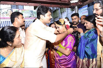 Actress Menaka  First Daughter Revathi Weds Nitin Mohan