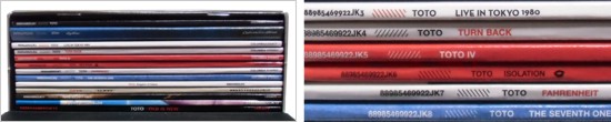 Miniature LP Sleeve (spine): All In 1978-2018 / TOTO