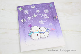 Baby, It's Cold Outside Card by November Guest Designer Gladys Marcelino | Frozen Friends Stamp Set by Newton's Nook Designs #newtonsnook