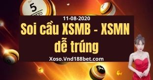 Dự đoán KQXS 11/8/2020 XSMB XSMT XSMN hôm nay thứ 3
