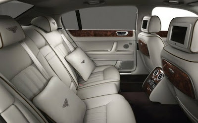 2012 Bentley Continental Flying Spur Speed Sedan Rear Interior - Back Seat