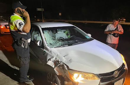 Peatón muere atropellado por taxi en la carretera a la salida de Playa del Carmen