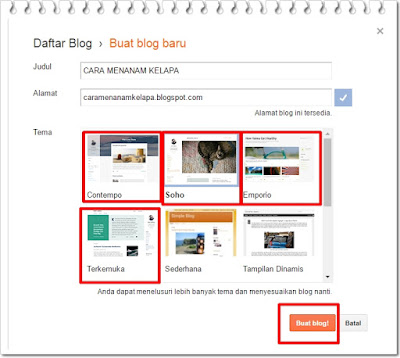 template baru responsif milik blogger