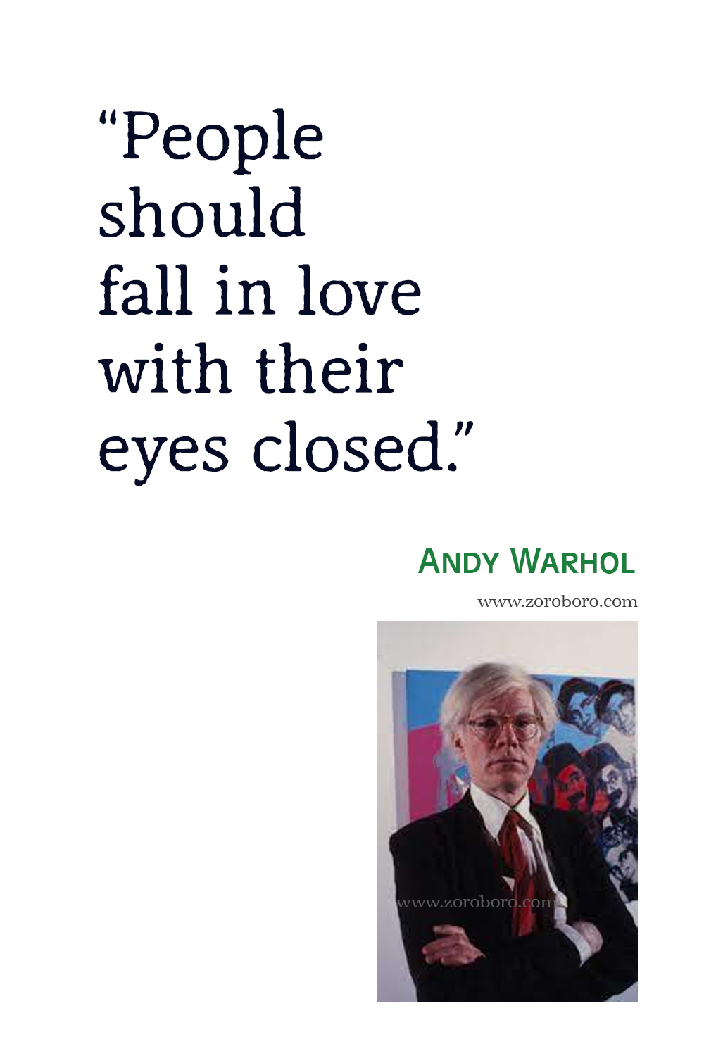 Andy Warhol Quotes, Andy Warhol Art, Love, Paintings, Andy Warhol Books, Movies Quotes, Andy Warhol American visual artist, Pop Art Legend or Fashion Guru