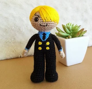 PATRON GRATIS SANJI | ONE PIECE AMIGURUMI 58024