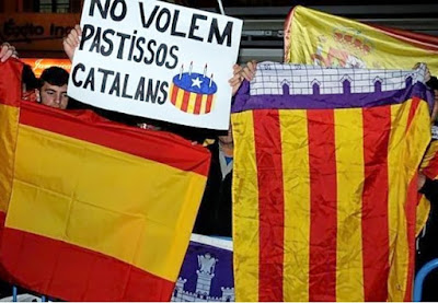 bandera, Mallorca, España, No volem pastissos catalans
