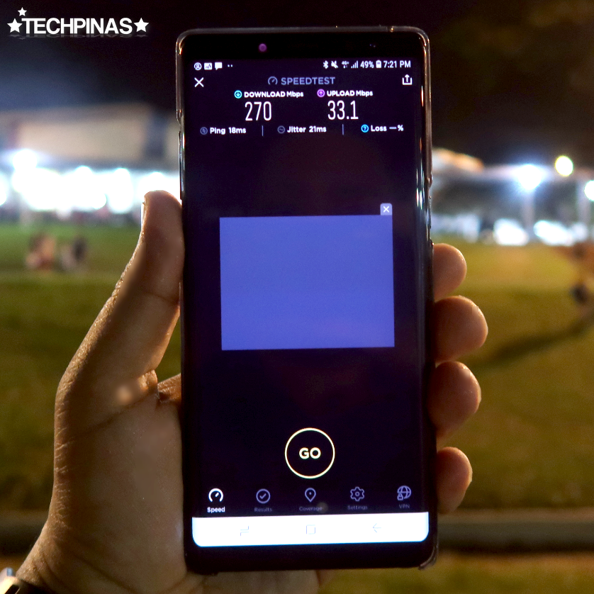 Smart LTE Speed Test Results in Marikina