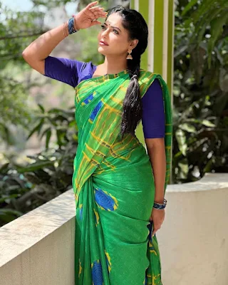 Bigg Boss Reshma Pasupuleti Stunning photoshoot in Saree