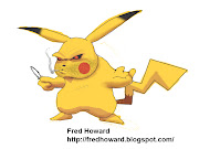 Evil Pikachu Drawing for Bobby Chiu's Chiustream