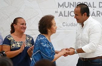 Inaugura Juan Carrillo la primera Biblioteca Pública Municipal en Rancho Viejo