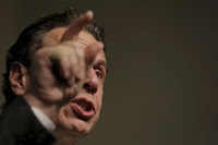 New York governor Andrew Cuomo speaks during the National Action Network (NAN) Dr. Martin Luther King, Jr. Day Public Policy Forum in the Harlem section of New York January 18, 2016. (Credit: Reuters/Brendan Mcdermid) Click to Enlarge.