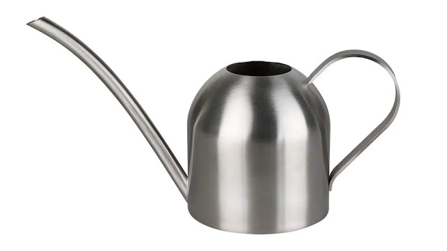 Stainless steel watering can