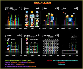 Equalizer Nokia S60v3 Fp1,Fp2 Theme by TheShadow  