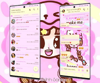 Anime Girl Theme For YOWhatsApp & Fouad WhatsApp By Driih Santos