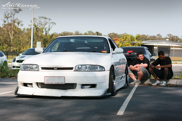 Was stoked that Scotty come out in his hard slammed R33