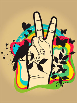 peace and love symbol