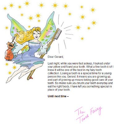 [ Tooth Fairy Letter Generator ]