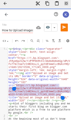 Get URL of an image