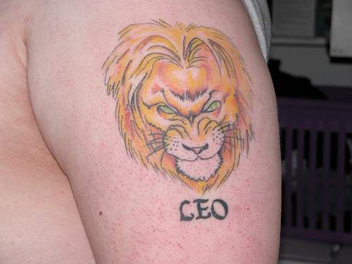 Leo Zodiac Tattoo Meanings Lion Design Ideas And Pictures