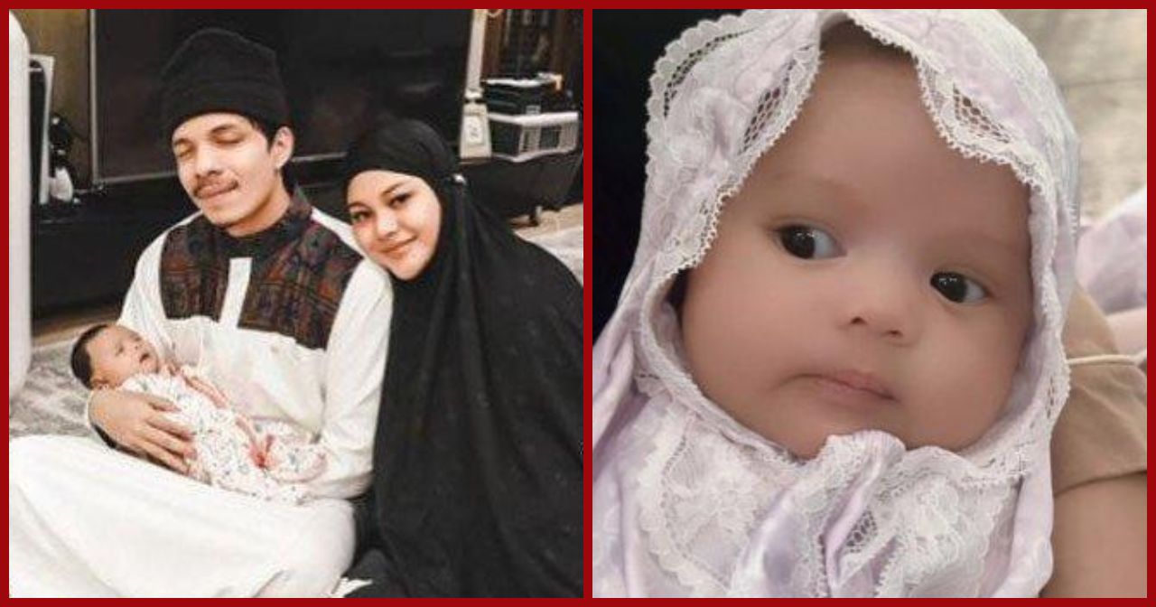 Penampilan Ameena Memakai Jilbab saat Dipangku Aurel Hermansyah Curi Perhatian