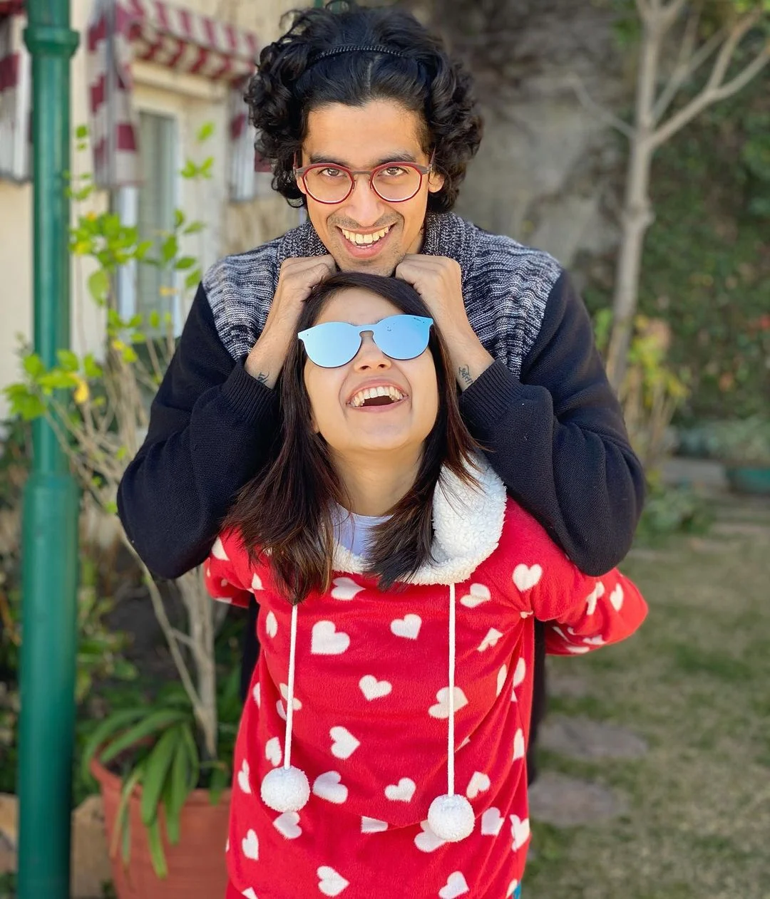 Actress Shweta Tripathi Sharma with her Husband Actor & Rapper Chaitanya Sharma | Actress Shweta Tripathi Sharma Husband Actor & Rapper Chaitanya Sharma Photos | Family Photos | Real-Life Photos