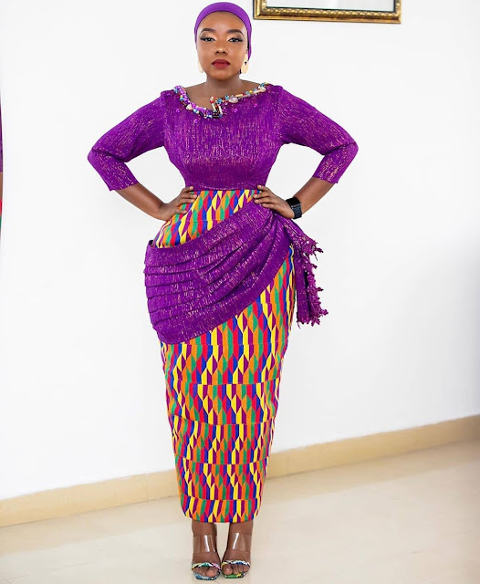 2020 Ankara Styles : Beautiful Ankara Long Gown Design