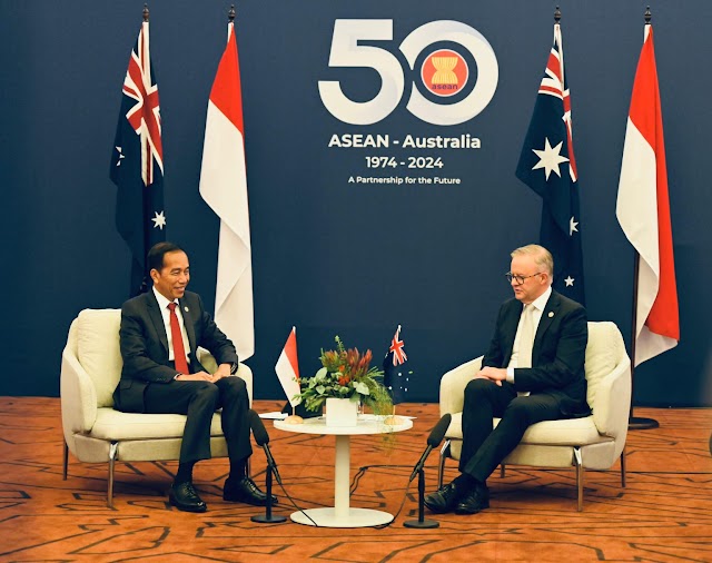 Jokowi Sampaikan Empat Poin Perkuat Kerja Sama Bilateral kepada PM Australia  