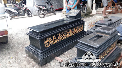 Contoh Kijing Granit, Jual Kijing Makam Granit Hitam, Jual Makam Granit