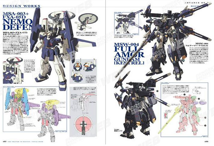 Gundam Guy Advance Of Z The Traitor To Destiny Blue Wing 刻に抗いし者の蒼翼 Visual Book Complete File Released In Japan