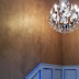 Another Decorative Idea for Wainscoting: Raised Stenciling Over Stried
Texture