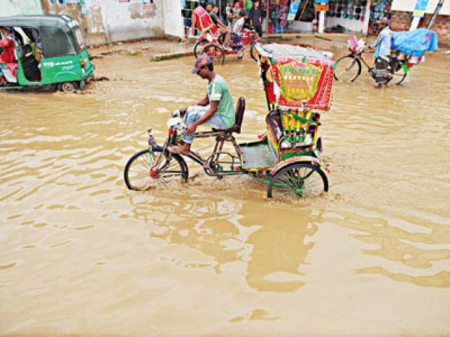 ঘোলা পানির এঁদো ডোবা!