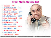 Prem Nath Movies From Darinda, Farishta Ya Qatil, Jadu Tona, Shirdi Ke Sai Baba, Sat Sri Akal, Thief of Baghdad, Heeralal Pannalal, Shalimar, Vishwanath, Dhongee, Gautam Govinda, Lok Parlok, Jaani Dushman, Muqabla, Dhan Daulat [Prem Nath Photograph]