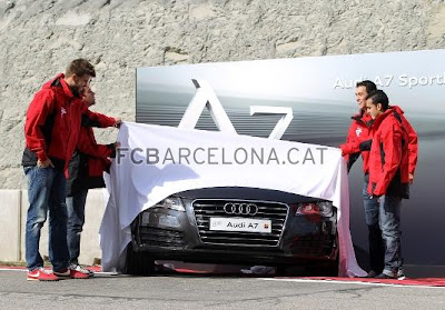 Players of Real and Barca Audi