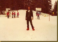 Ski resort in Crans Montana 1985