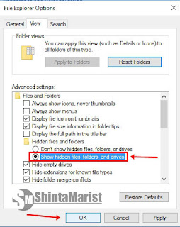 Cara Mudah Unhidden / Memunculkan File Yang di Sembunyikan di PC