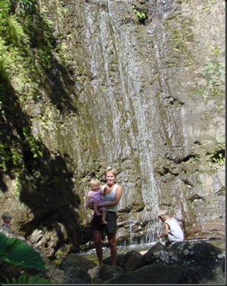 Manoa Falls Vic & kids