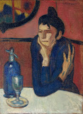 Absinthe Drinker by Pablo Picasso - Genre Paintings from Hermitage Museum