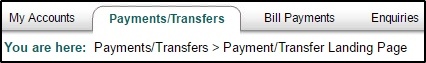 Payments/transfer