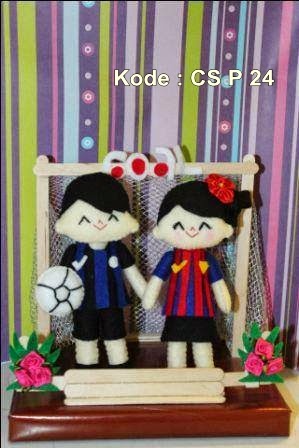 KADO WISUDA HADIAH ANIMASI UNIK BONEKA COUPLE JUAL FLANEL  