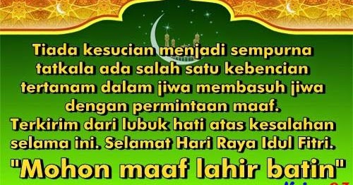 Kata Ucapan Lebaran Hari Raya Idul Fitri Lucu Romantis 