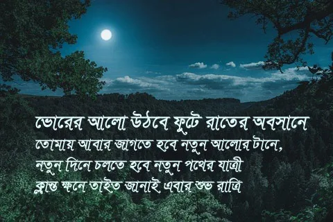 Good Night Image In Bengali