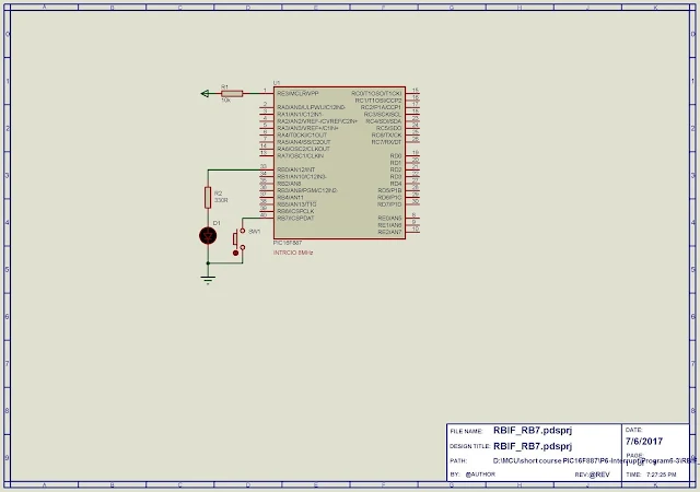 PIC16F887 Interrupt-On-Change in MikroC